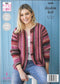 5648 King Cole Bramble DK Ladies Cardigans Knitting pattern