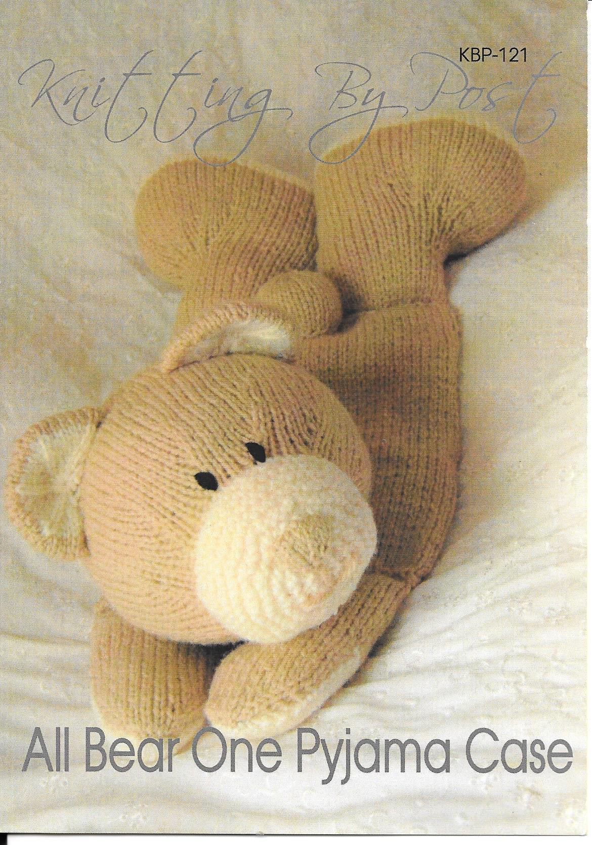 121 KBP121 All Bear One Pyjama Case in Chunky knitting pattern