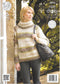 King Cole 4291 Super Chunky Ladies Cardigan and Sweater knitting pattern