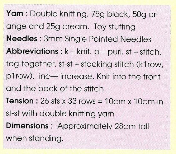 KBP222 Witch festive friends toy in Dk knitting pattern