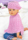 Sirdar 1516 Snuggly Dk Baby Child Poncho and Beret Knitting Pattern