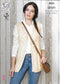 4432 King Cole Aran Ladies Waistcoat and Cardigan Knitting Pattern