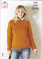 5548 King Cole Super Chunky ladies cardigan and sweater knitting pattern