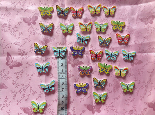 Butterfly shaped Buttons