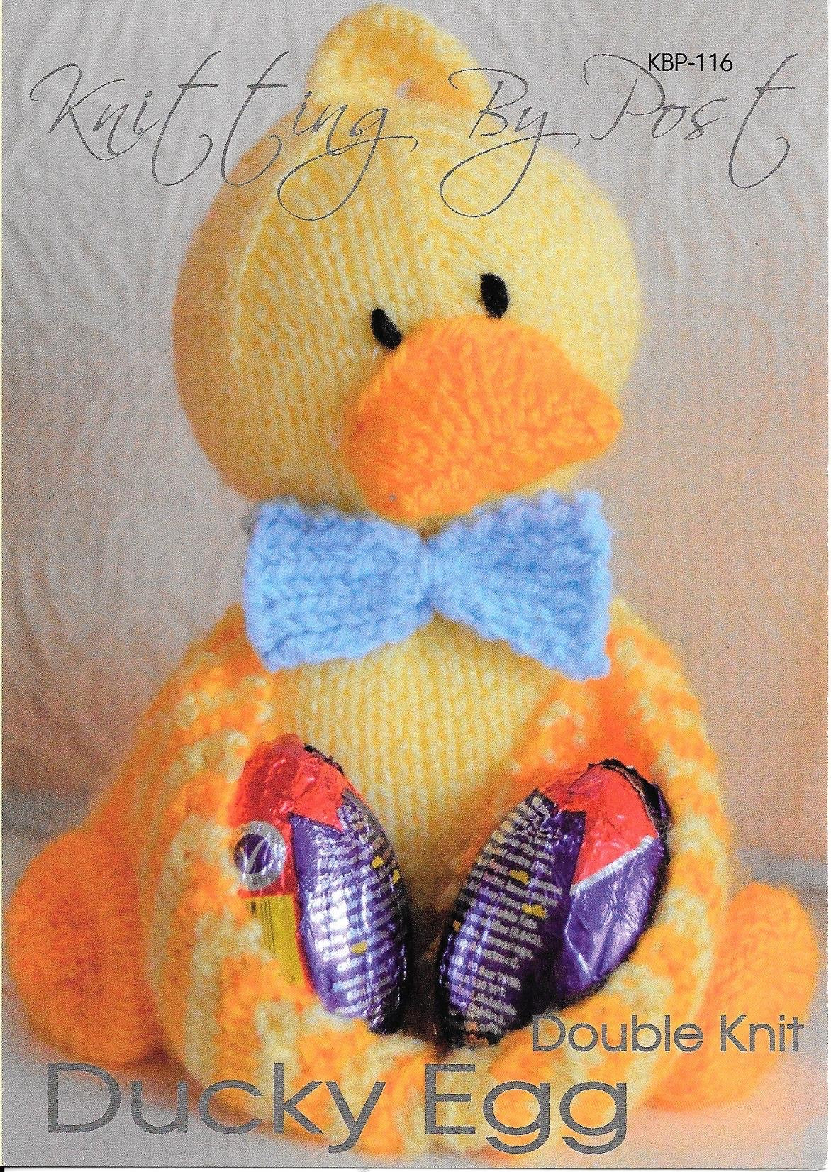 116 KBP116 Ducky Egg toy in dk knitting pattern