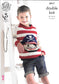 King Cole 3917 DK Baby - Child Jumper with or without buttons and Hat knitting pattern