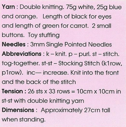 KBP192 The Carrot Farmer Festive Friends toy in DK knitting pattern