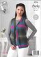 4716 King Cole Riot Chunky ladies cardigan and waistcoat knitting pattern