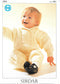 Sirdar 3601 Aran baby all-in-one knitting pattern