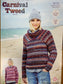 Stylecraft 9713 Carnival Tweed Chunky Ladies Sweater Knitting pattern