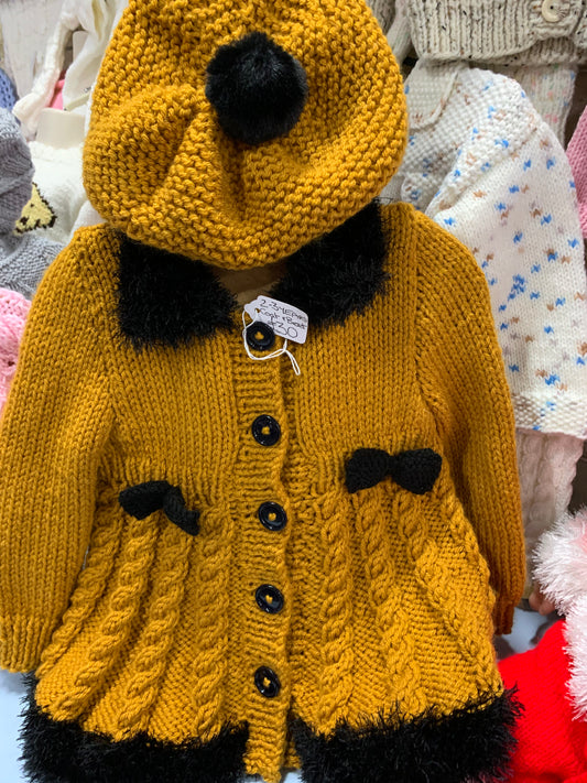 Handmade Baby Coat & Beret