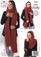 King Cole 5338 Super Chunky ladies Lace Scarves Knitting Pattern