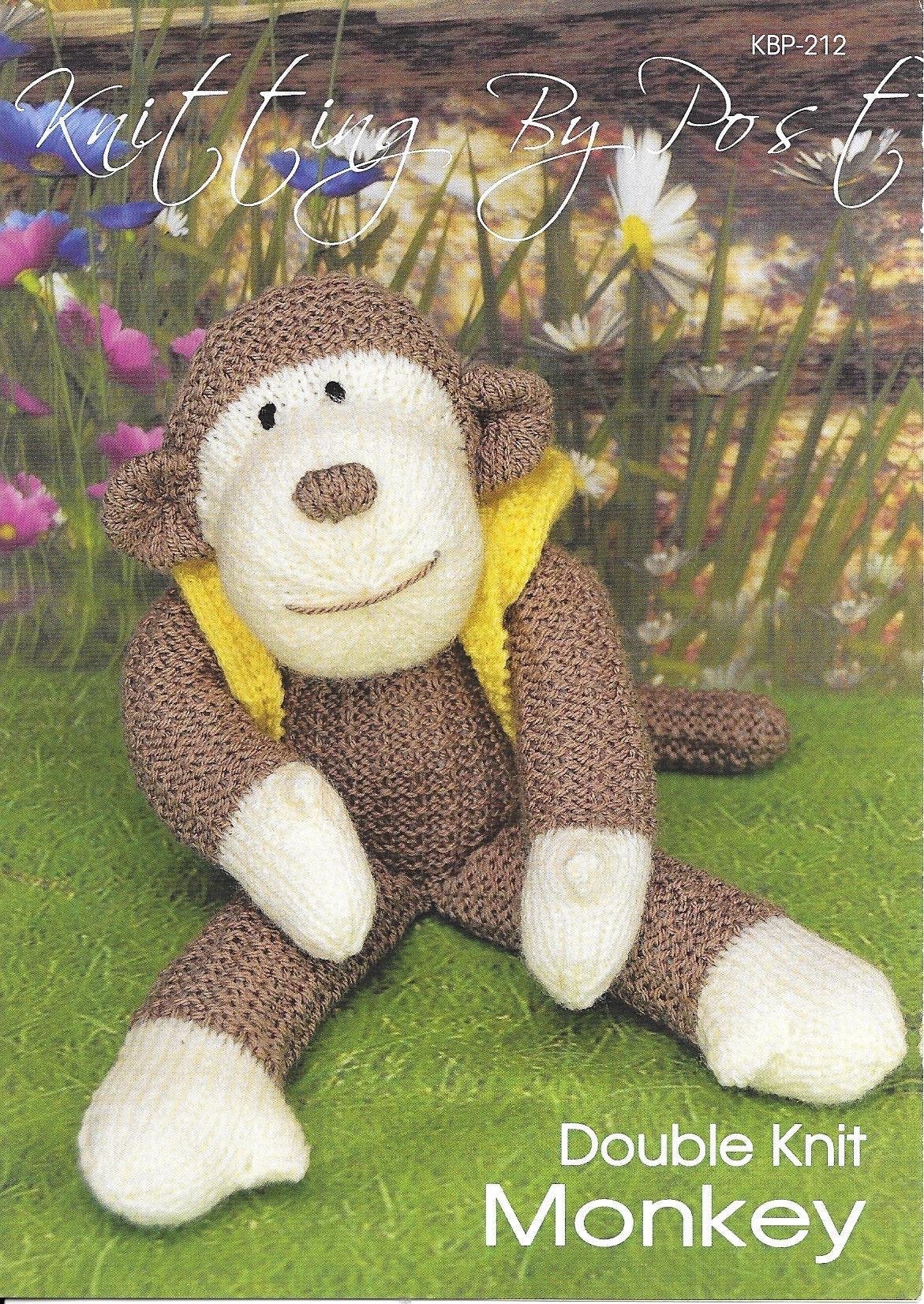 212 KBP212 Monkey toy in DK knitting pattern