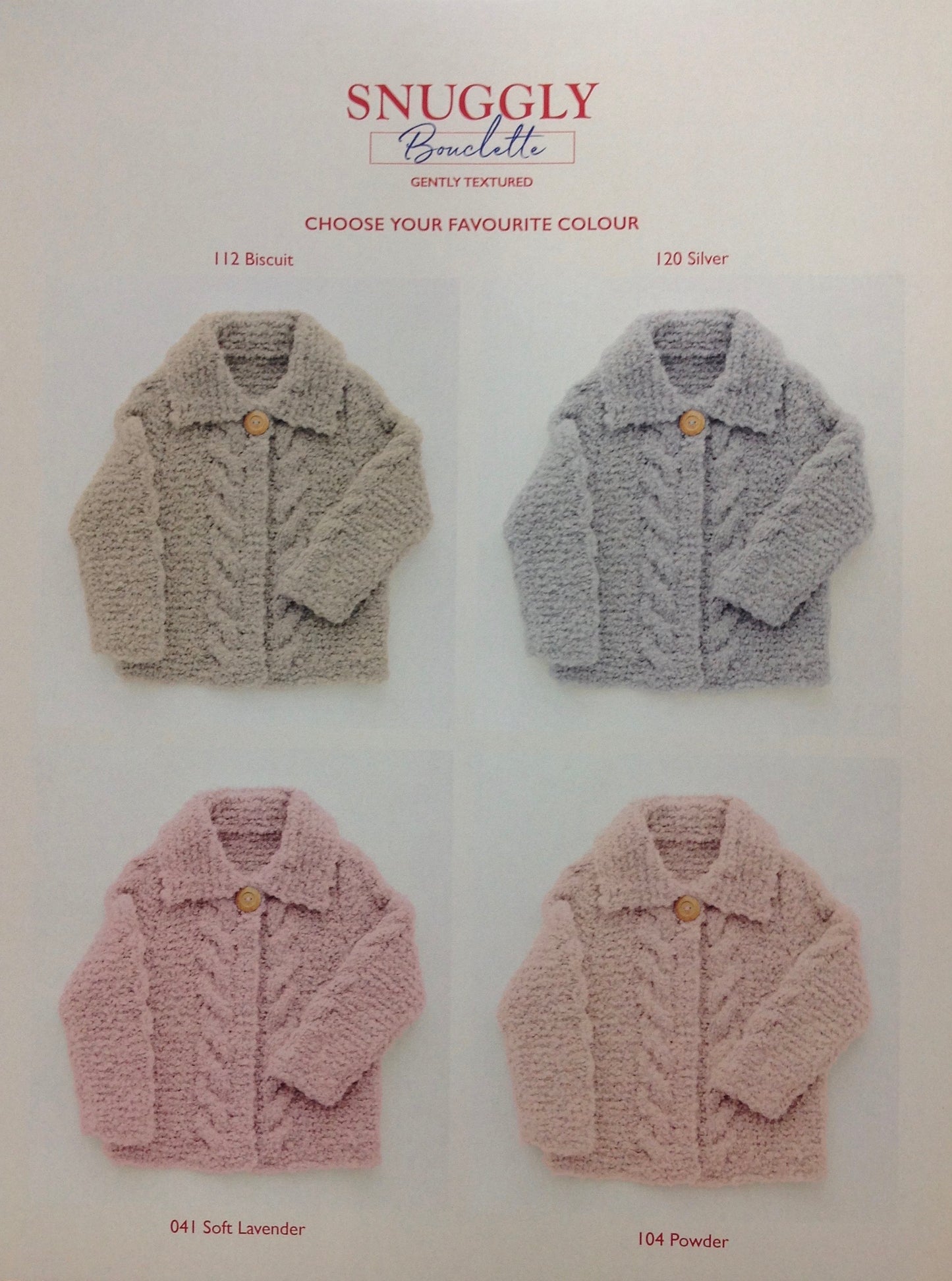 5313 Sirdar Bouclette Pattern for Baby Jacket knitting pattern