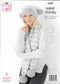 5669 King Cole Timeless Classic Super Chunky ladies sweater, hat and scarf knitting pattern