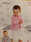 9525 Stylecraft Wondersoft dk Stardust baby cardigan and sweater knitting pattern