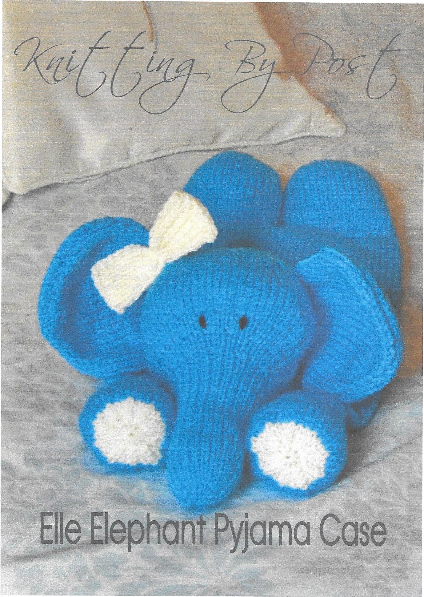 069 KBP069 Elle Elephant Pyjama case in Chunky knitting pattern