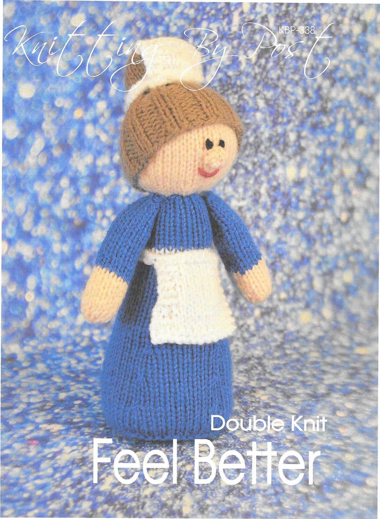 338 KBP338 Feeling Better toy in dk knitting pattern