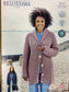 Stylecraft 9701 Bellissima Chunky Ladies Shawl Collar Jacket and Cardigan knitting pattern