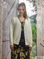 5078 King Cole Merino blend dk ladies round neck and V neck cardigan knitting pattern