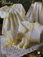 Stylecraft 4163 - Baby 4 ply Dress, Cardigan, Shawl, Bonnet & Bootees knitting pattern