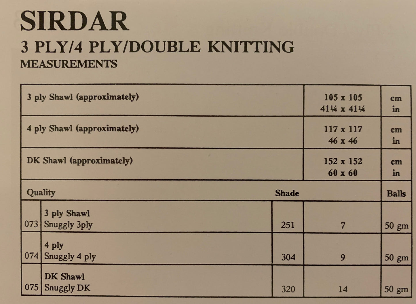 3982 Sirdar Snuggly 3 ply, quick knit and dk baby shawls knitting pattern