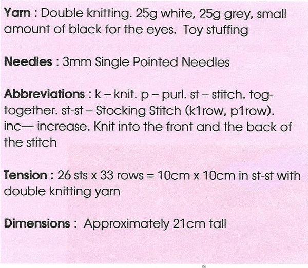 KBP-337 Twoo the Owl in DK Knitting Pattern