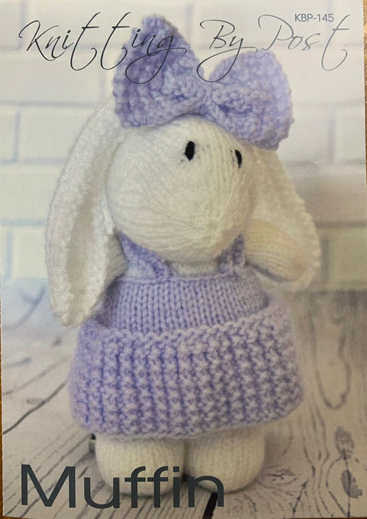 KBP-145 Muffin Soft Toy DK Knitting Pattern
